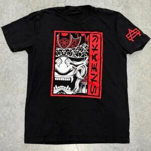 Sneaky Artistry Mempo & Kabuto Samurai T Shirt
